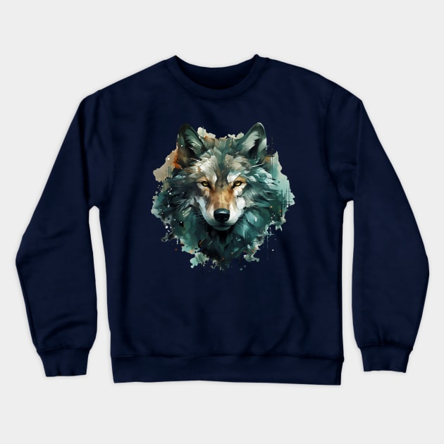 Wolf Pack Crewneck Sweatshirt by DavidLoblaw